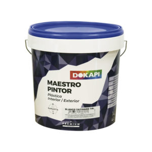 Pinturas plásticas satinadas